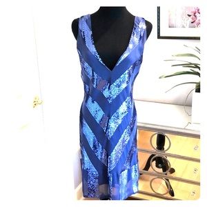 Silk/sequin party dress